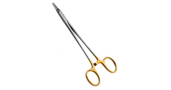 Porta agulha ryder 20 cm c/ widia (Código: 0671)